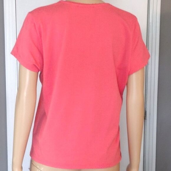 Set of Three Liz Claiborne Tops, Women's Size XL- 2 Black Tanks and 1 Pink Tee - Picture 5 of 16